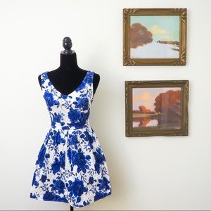 Blue Floral Dress